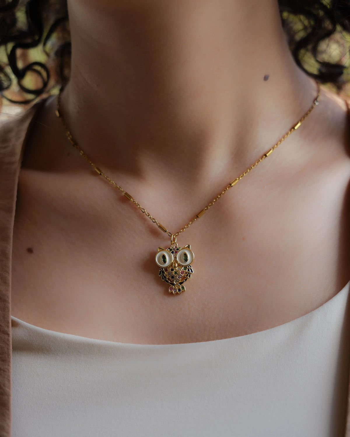 Wise Owl Pendant Necklace