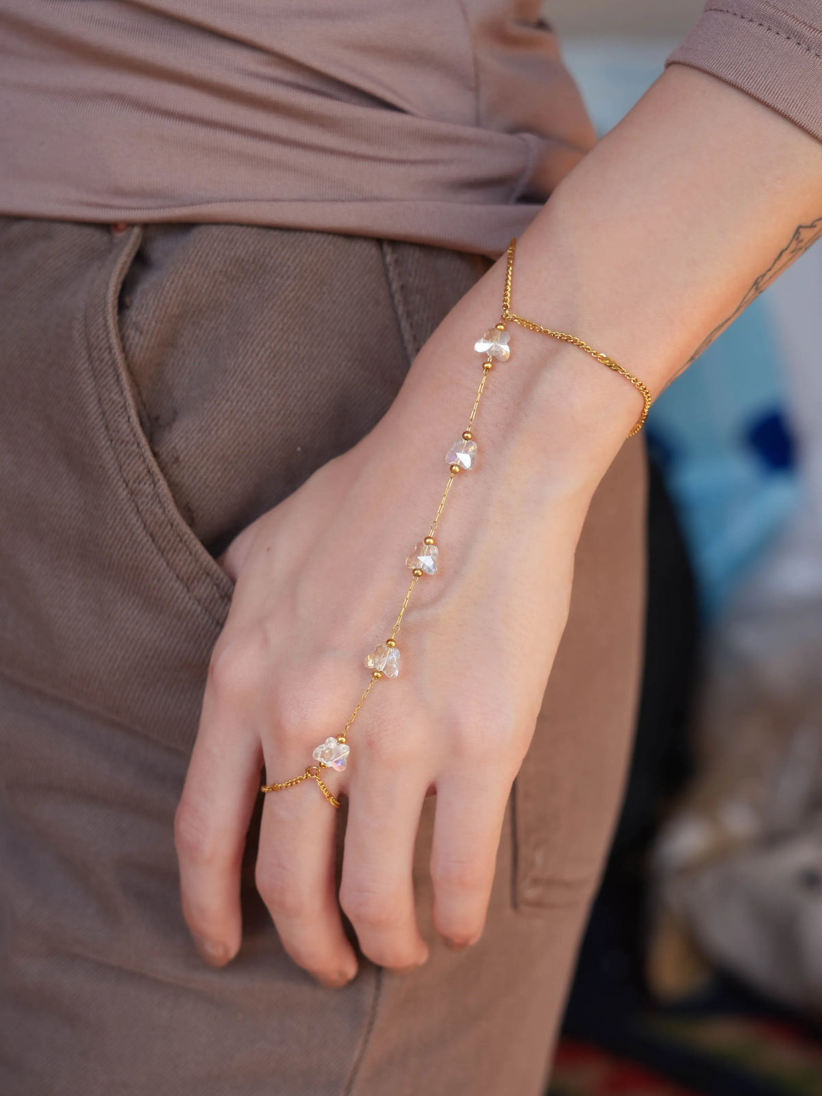 Butterflies Hand Chain